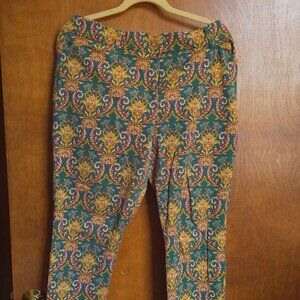NY & Company, Paisley Sprint Stretch Pants, Women's 16
